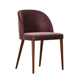 Camille anthracite italian dining chair